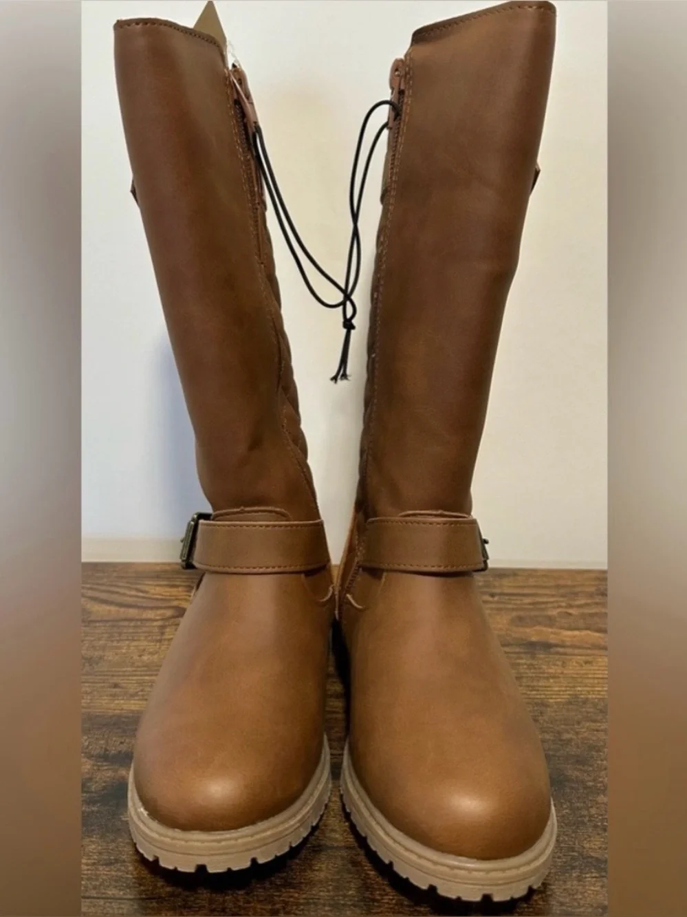 Thereabouts Girls Cognac Hailey Riding Boots NWT Size Little Girls 2